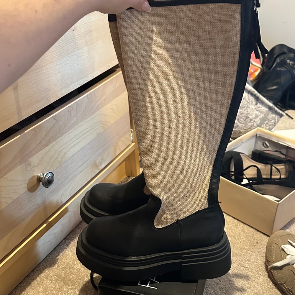 Black and Tan Women's Boots